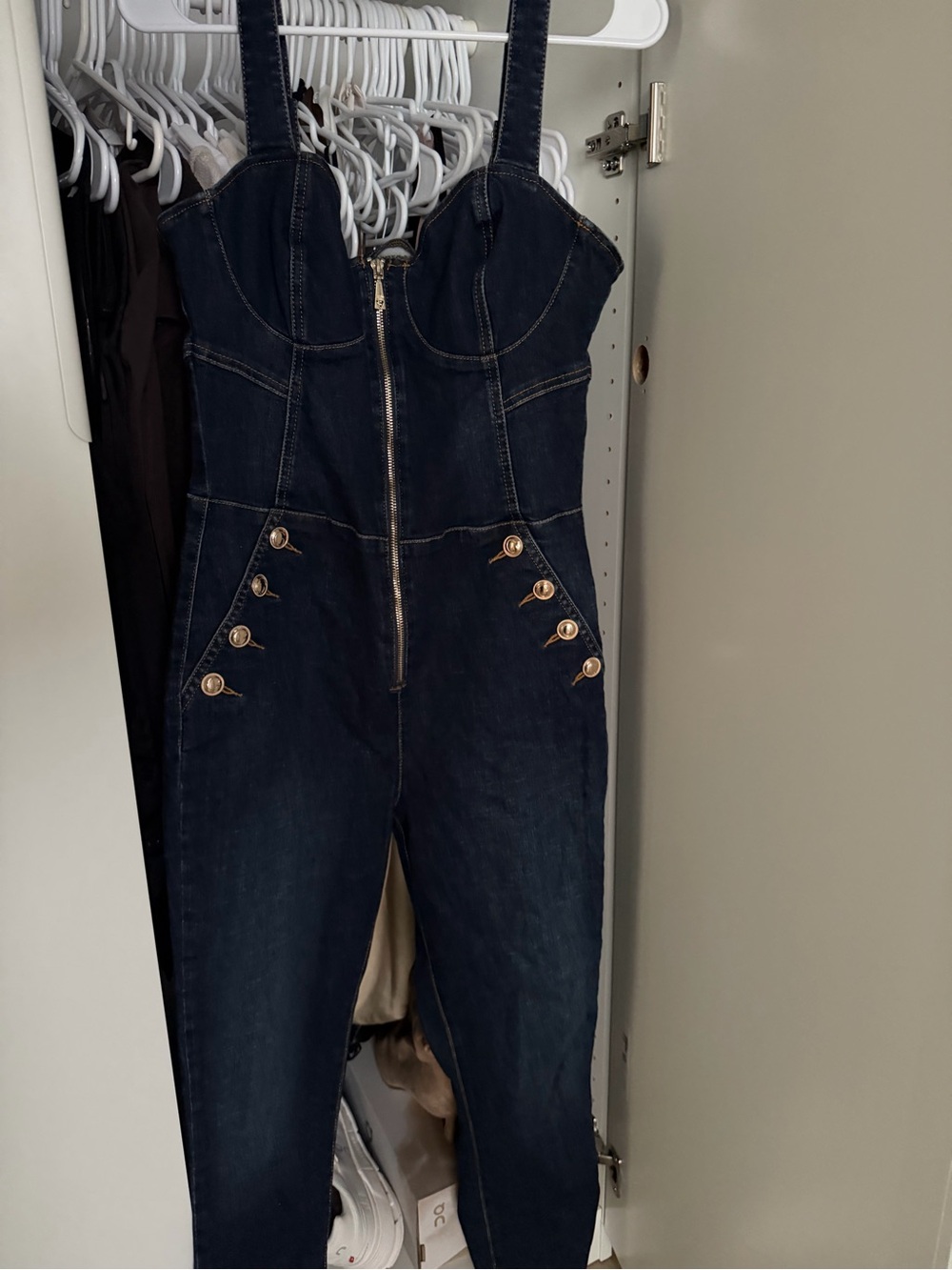 GUESS Eco Janae Denim Jumpsuit in Blue